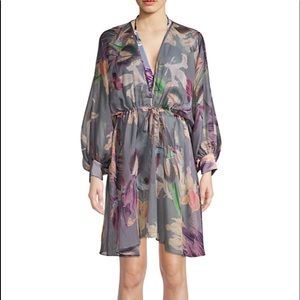 PatBO Grace Floral Cover-Up SZ M
